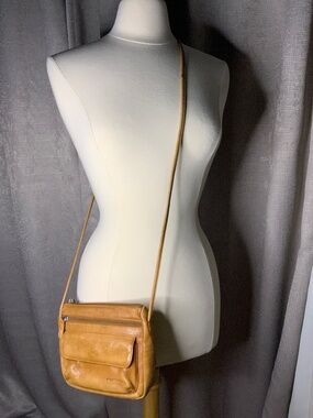 Fossil Natural Leather Crossbody Handbag